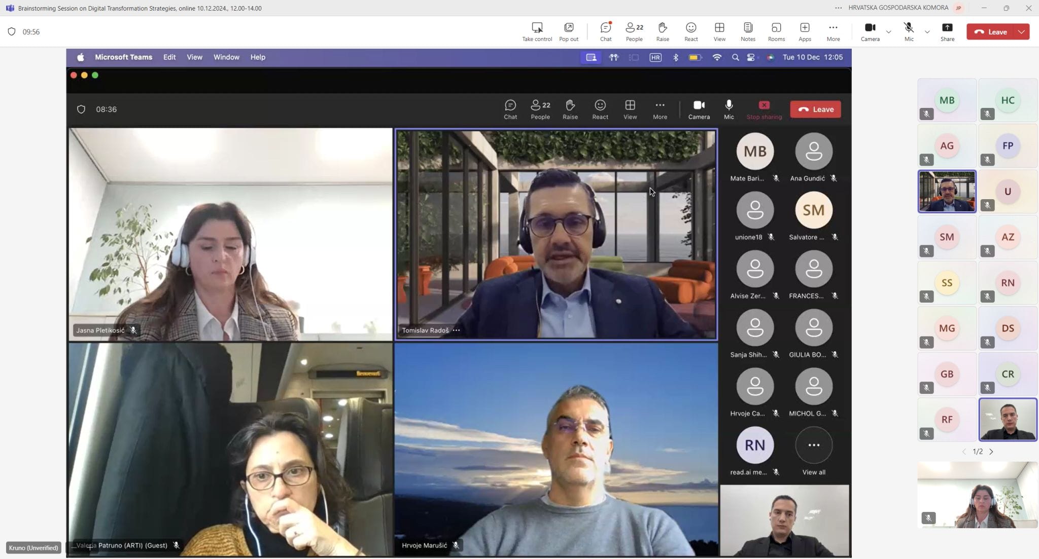I2N at INNOVAMARE brainstorming