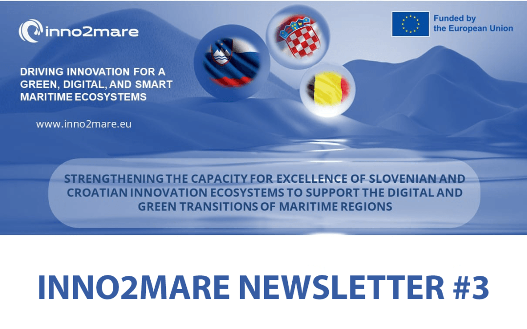 Announcing the Release of the Third Edition of the Inno2mare E-Newsletter!