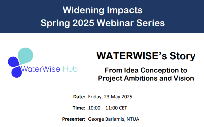 Widening Impacts Spring 2025 Webinar Series – WATERWISE’s Story