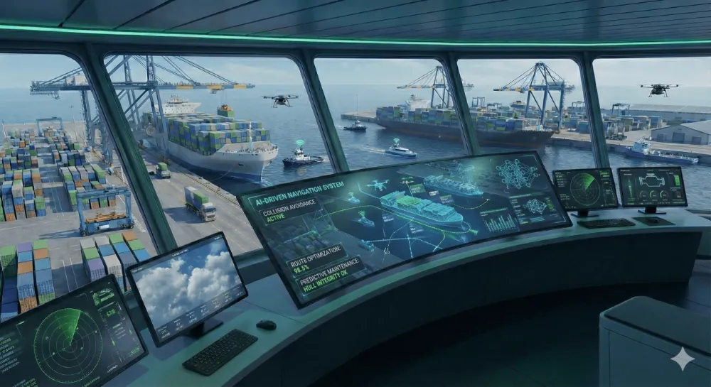 Gemini_Generated_Image_epeb4hepeb4hepeb Autonomous shipping technology supported by AI